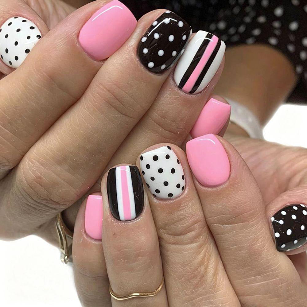 Pink Polka Dot Stripe