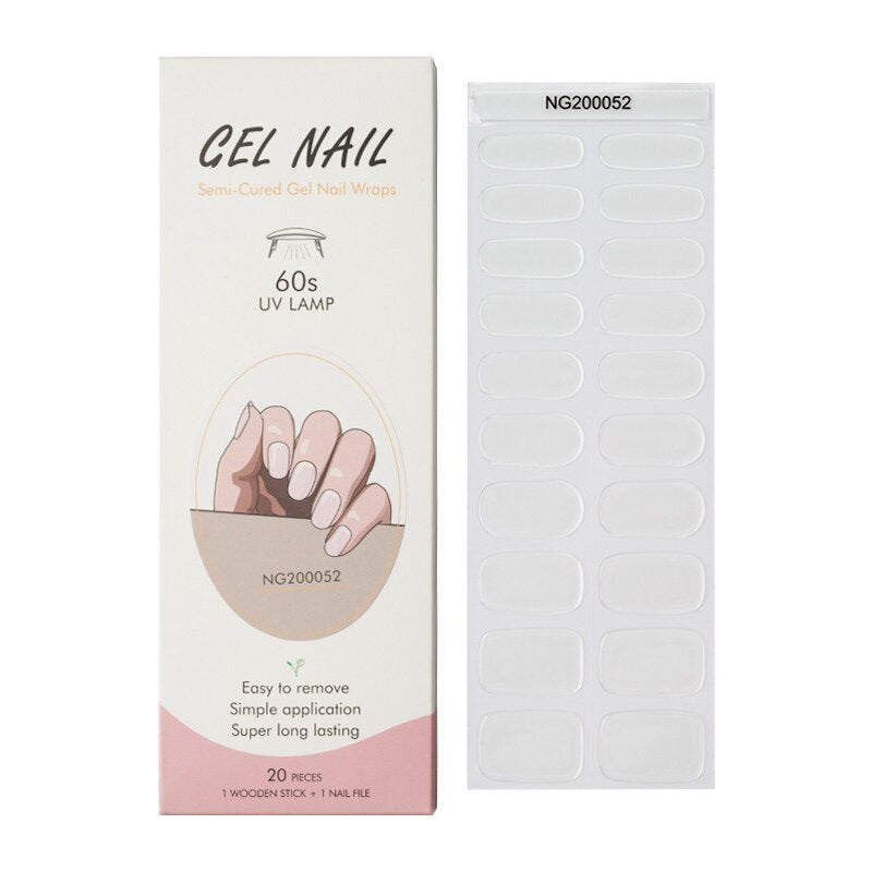 Semi-Cured Gel Nail Wraps