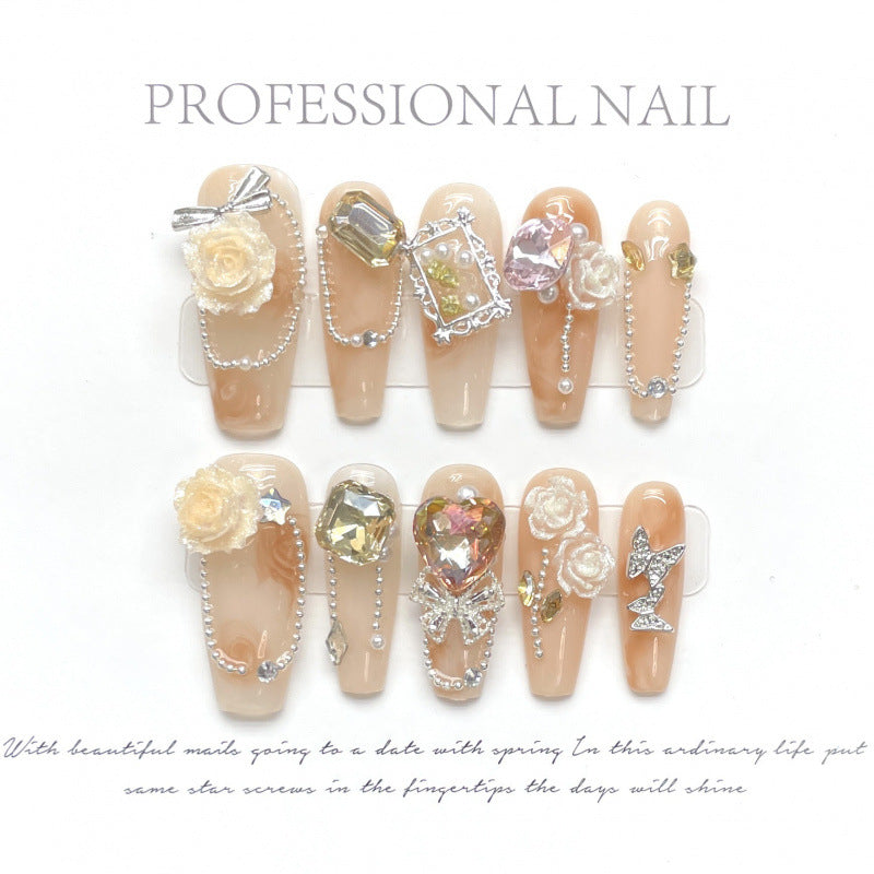 Nude Luxury 3D Flower