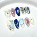 Blue Butterfly Kawaii