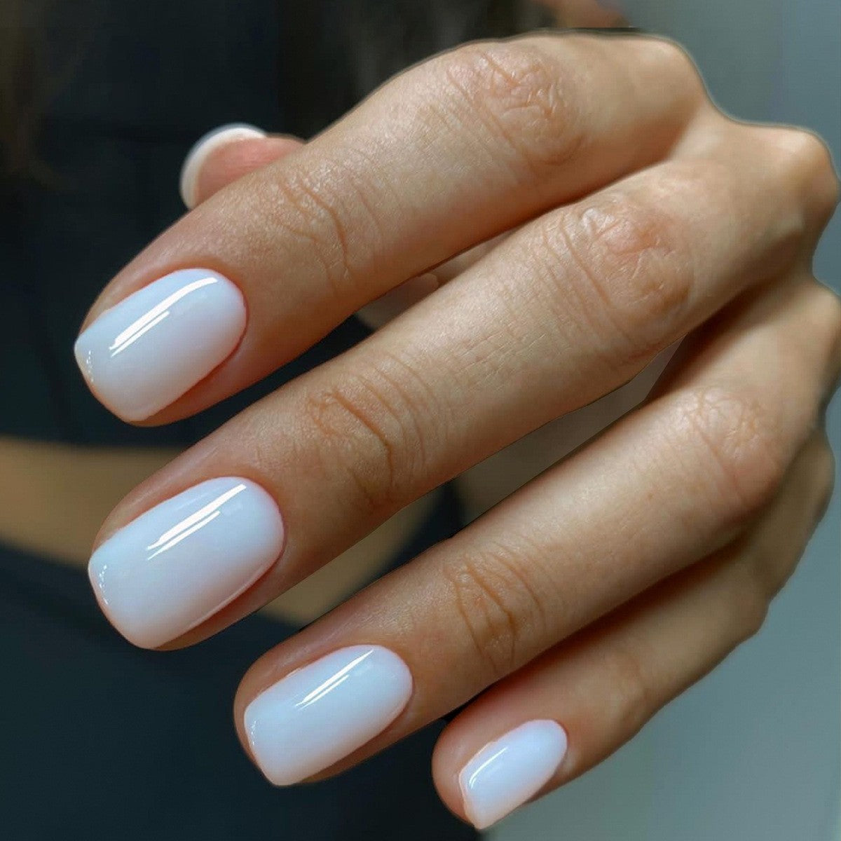 Glossy Short Square Minimalist