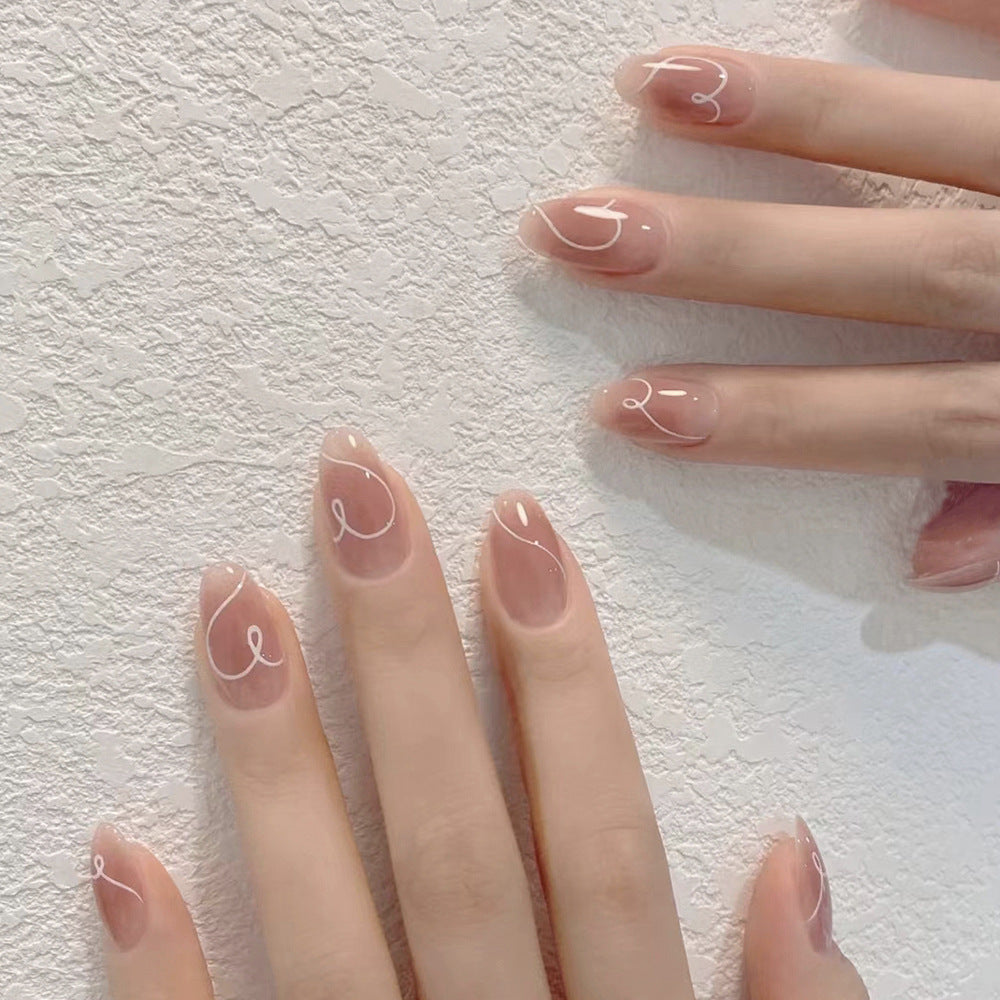 Minimalist Nude Swirl