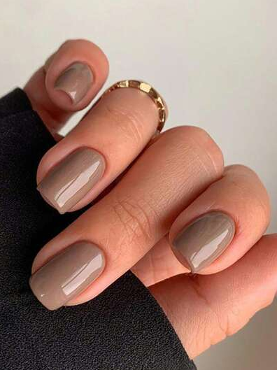 Glossy Taupe Brown