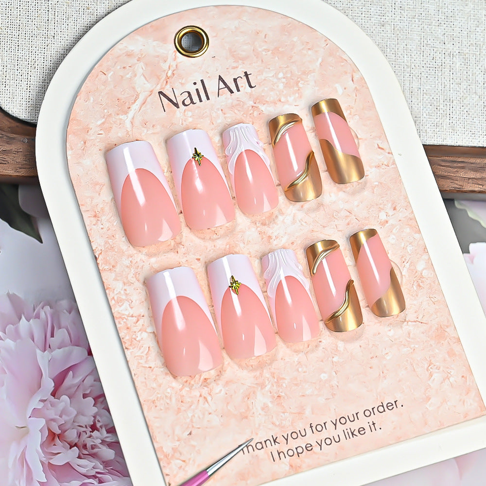 White Gold 3D Floral