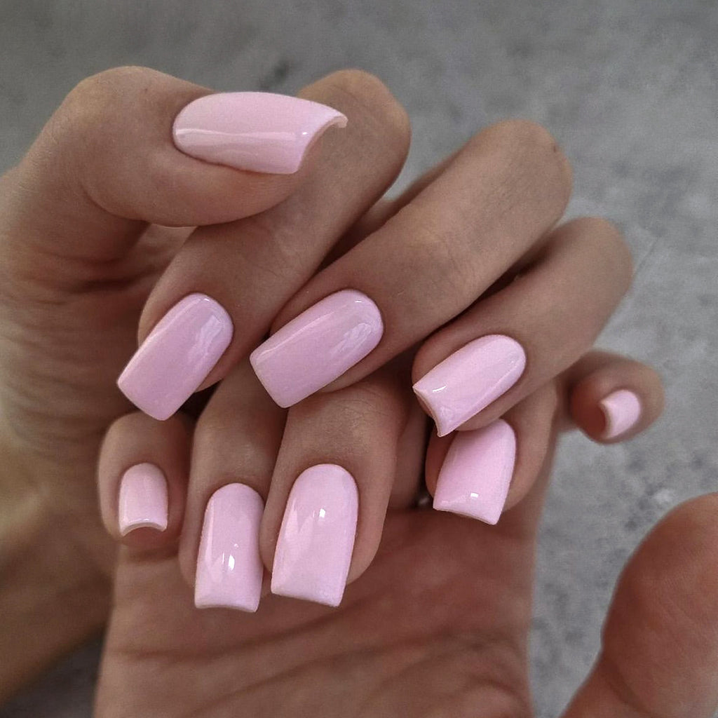Glossy Short Square Minimalist