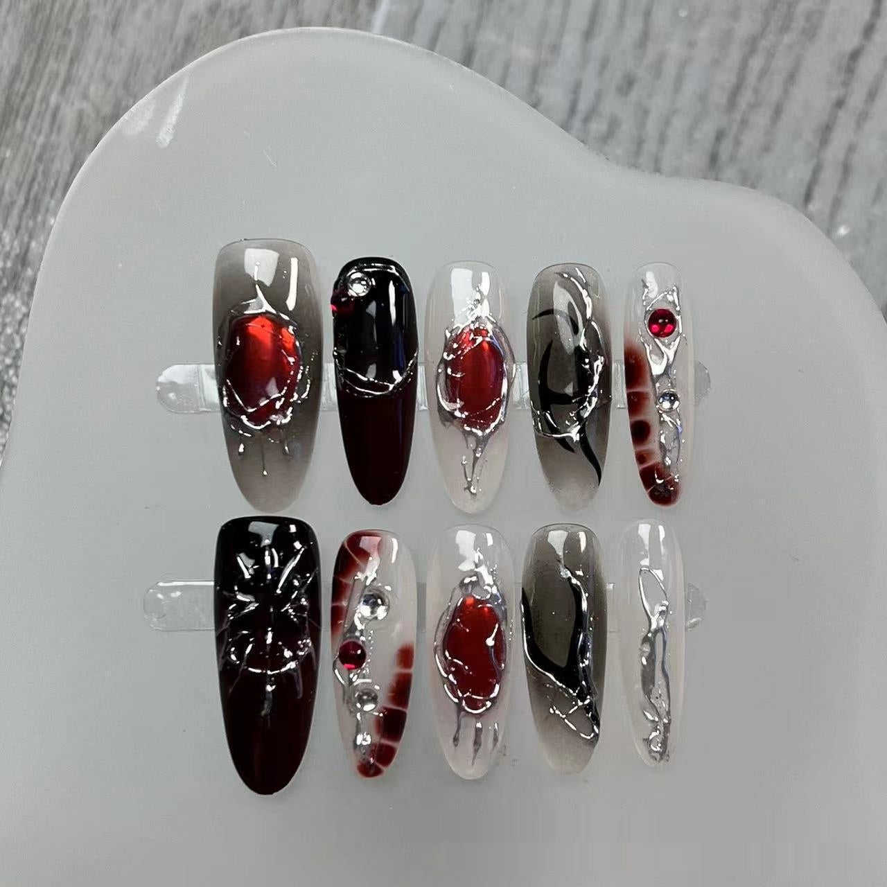 Burgundy Gothic Gem -1