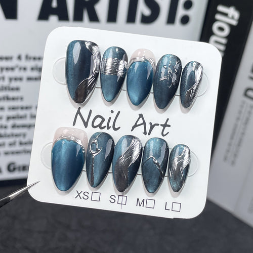 Blue Cat Eye Chrome