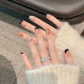 Black French Tip