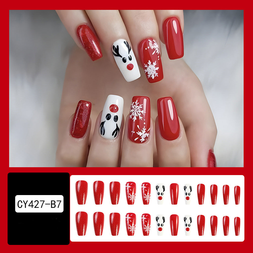 Christmas Snowflake Nail