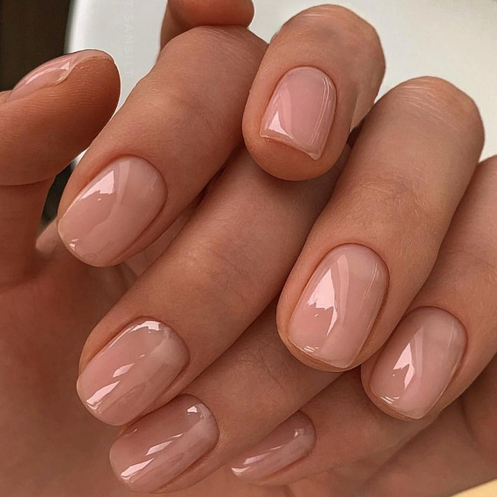 Glossy Short Square Minimalist