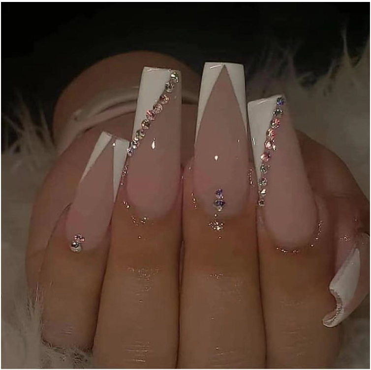 Pink White French Tip