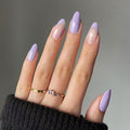 Glossy Almond Nails