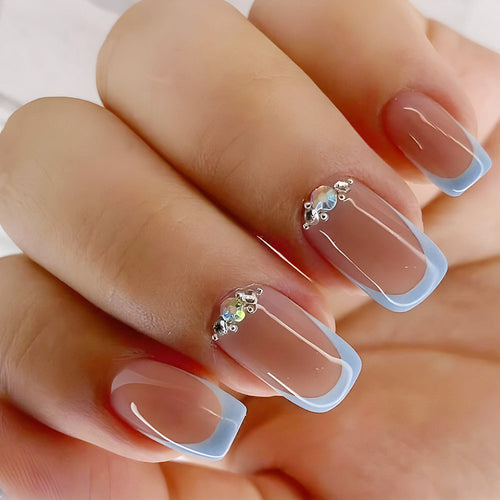 Baby Blue French Tip 