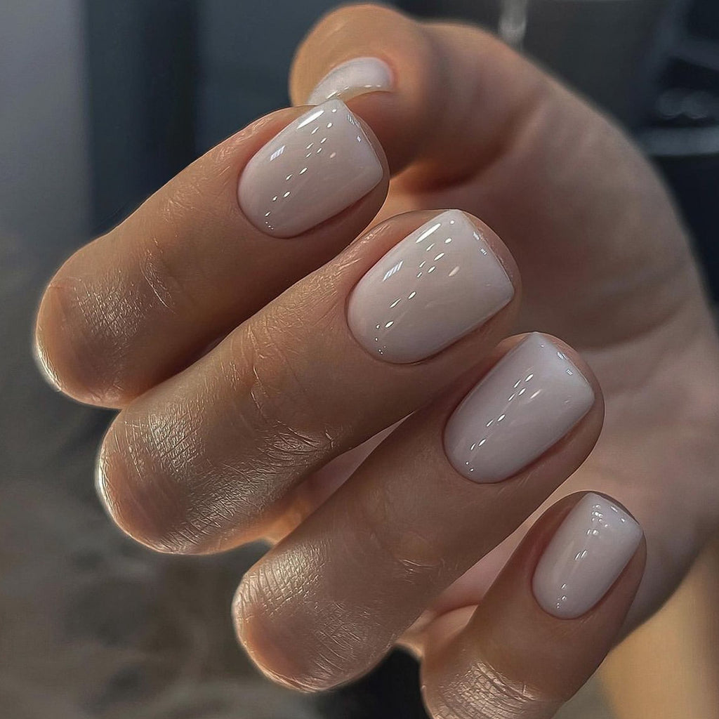 Glossy Short Square Minimalist