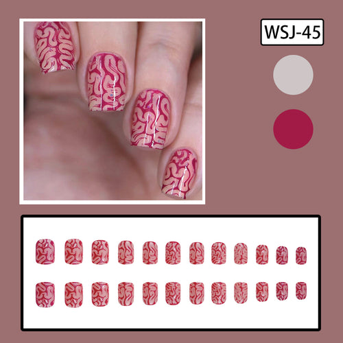 Brain Pattern Nail Wraps