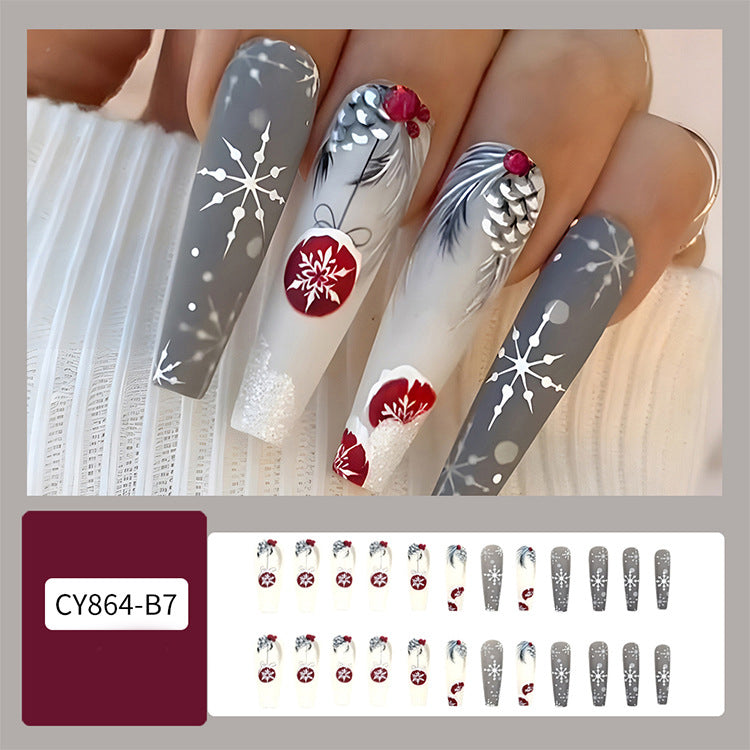 Christmas Snowflake Nail