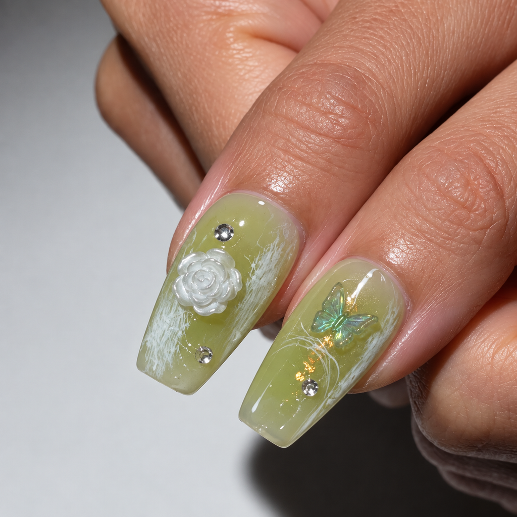 Sage Green Floral
