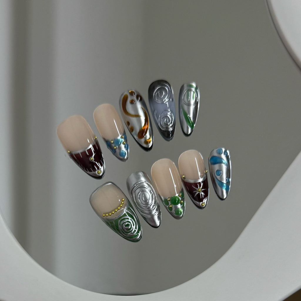 Luxury Multicolor Chrome 3D