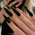 Glossy Black Stiletto