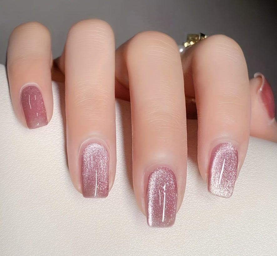 Shimmer Gradient Short Square