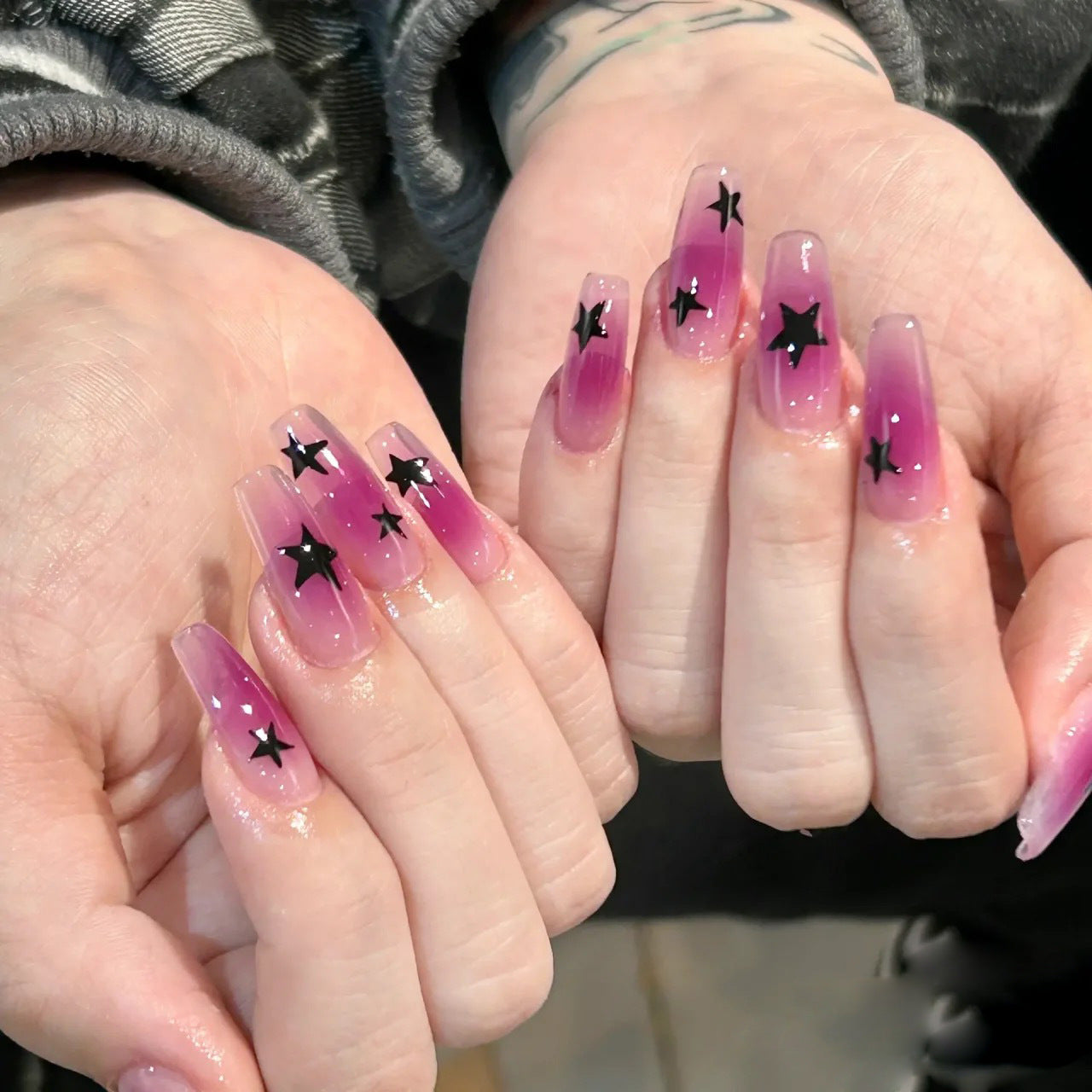 Purple Ombre Star 