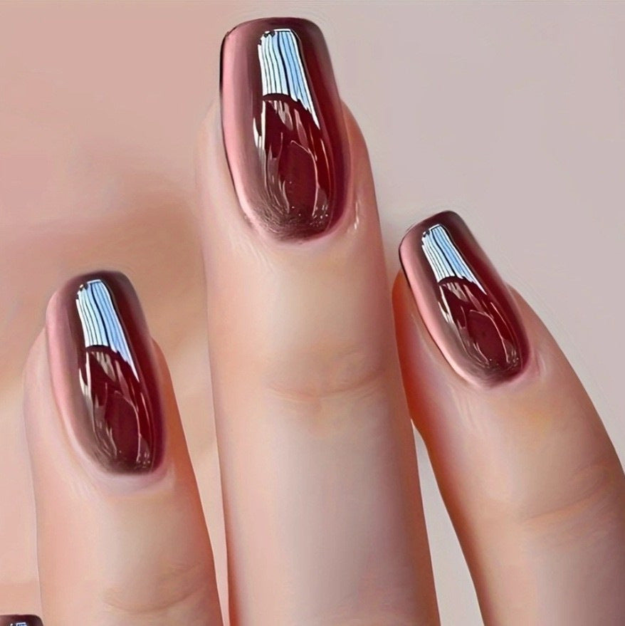Shimmer Gradient Short Square