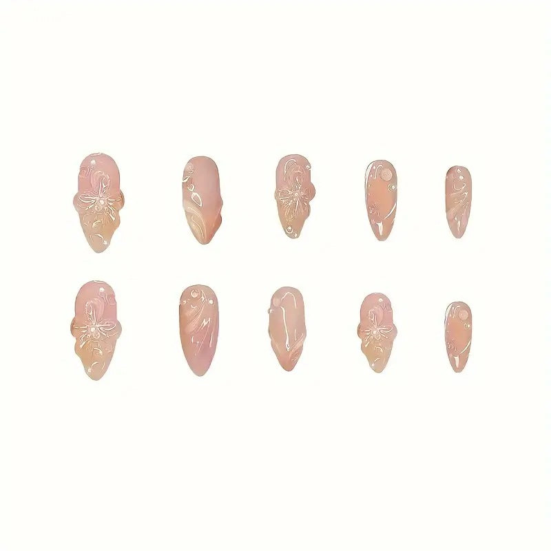 Blush Pink 3D Floral 