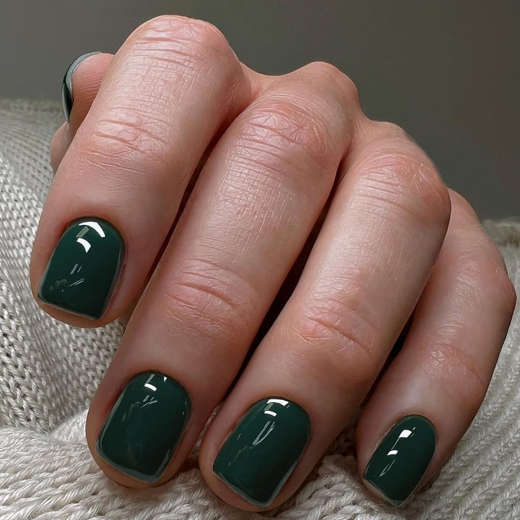 Glossy Short Square Minimalist