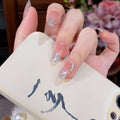 Silver Glitter Ombre