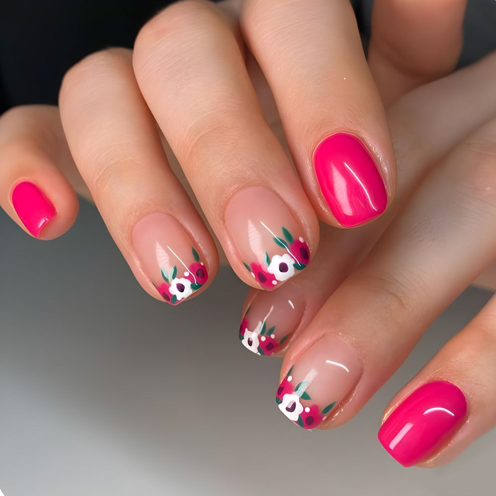 Pink Floral French 